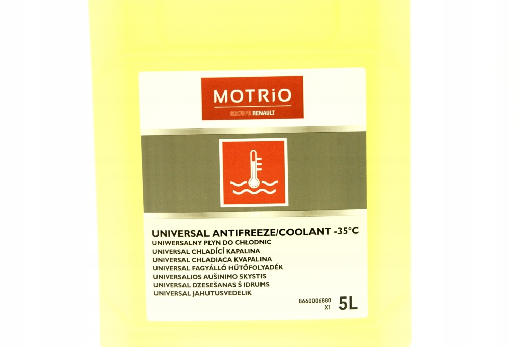 Рідина до радіатор renault motrio 5 літрів -35 оригінал Оригінал