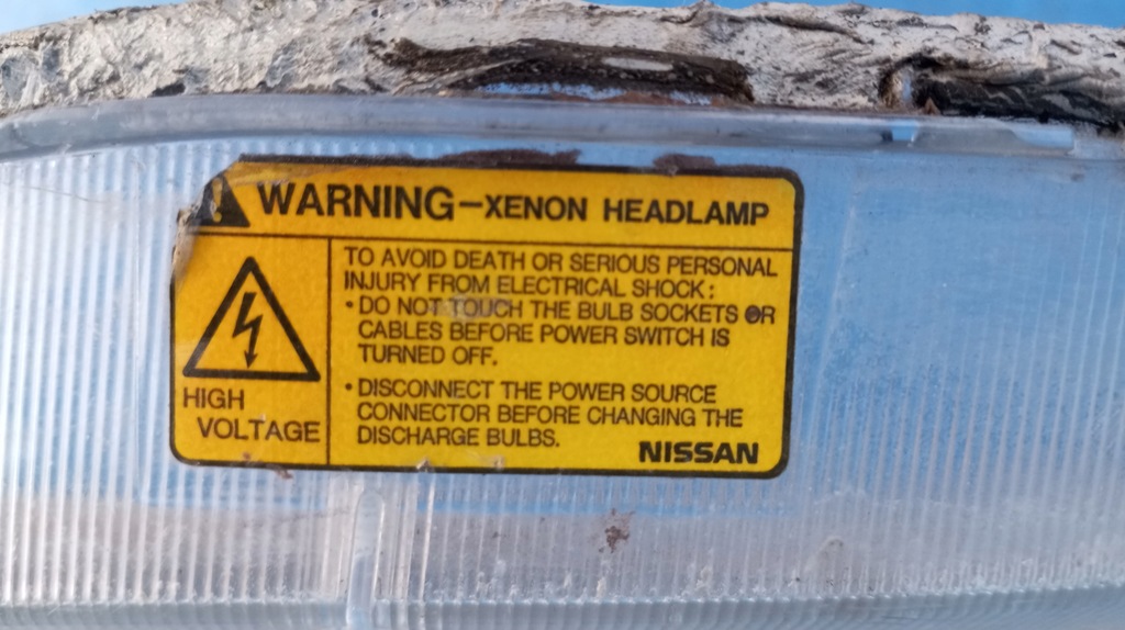 фото №7, Скло скло фари лампа лівий перед infiniti fx35 fx45 s50 ксенон