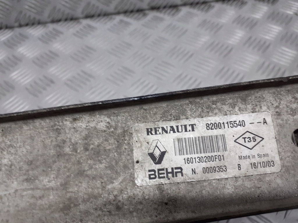 фото №4, Интеркулер renault megane ii 1.9 dci 8200115540