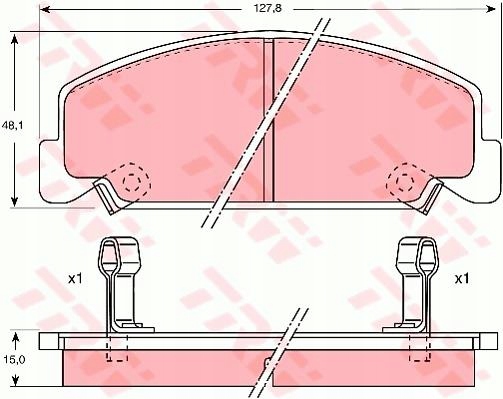 фото №1, Gdb764 тормозная колодка тормозной kpl.