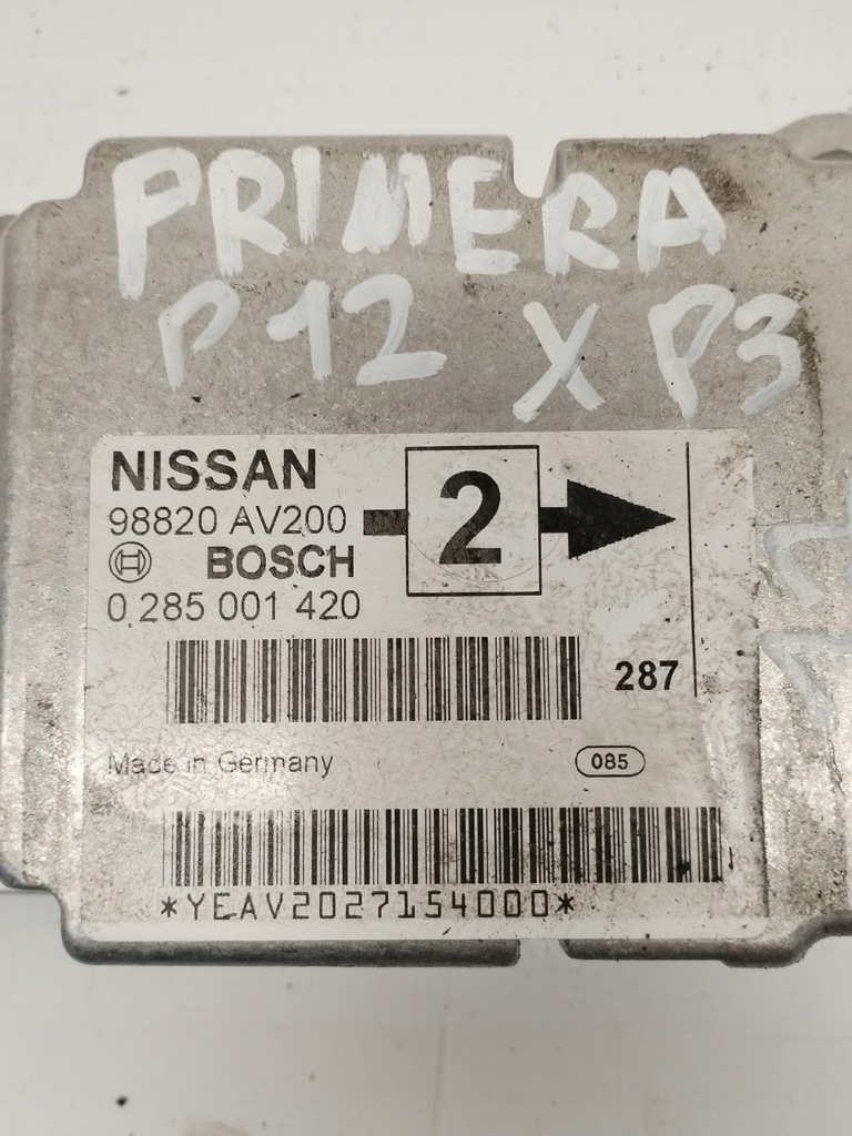 фото №1, Модуль датчик подушка безпеки nissan primera p12 0285001420