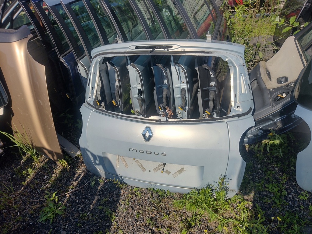 фото №1, Крышка багажника багажника задняя renault modus открывающийся dół