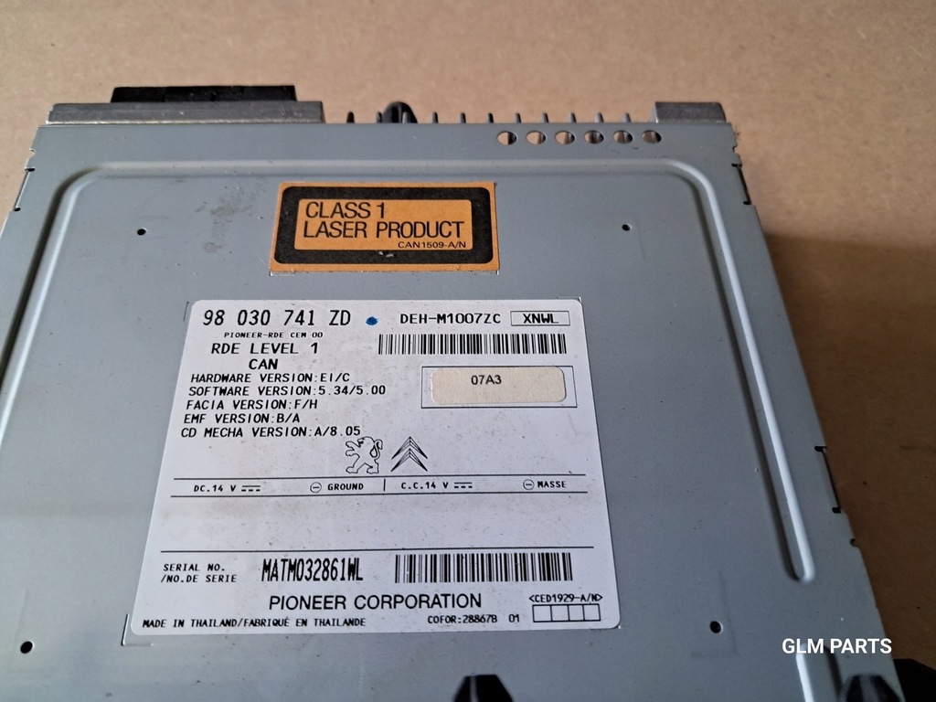 фото №10, Peugeot 208 2008 радио рамка оригинал 98030741zd