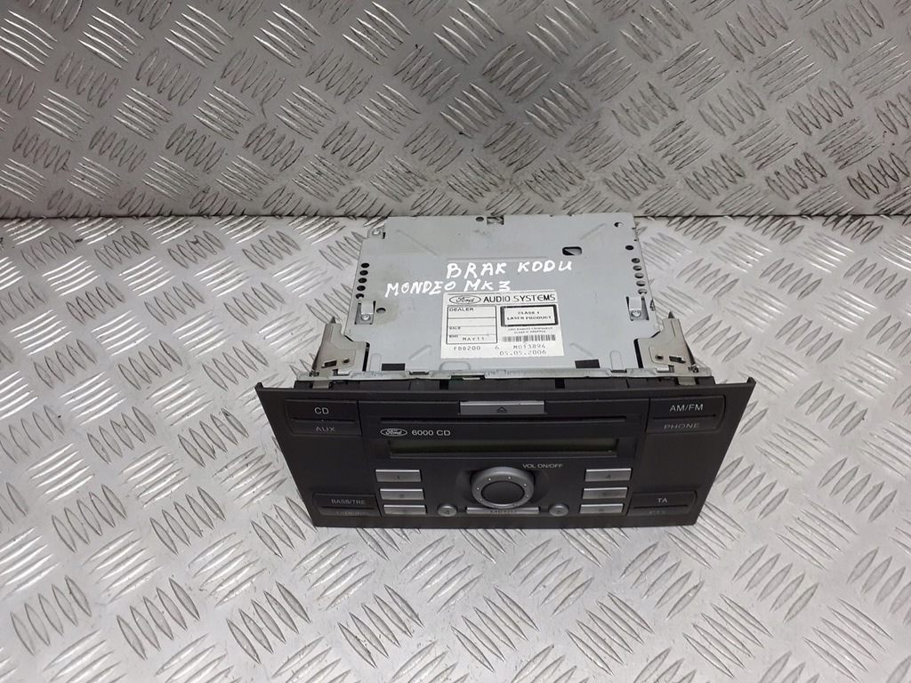 фото №6, Радио заводской cd ford mondeo mk3