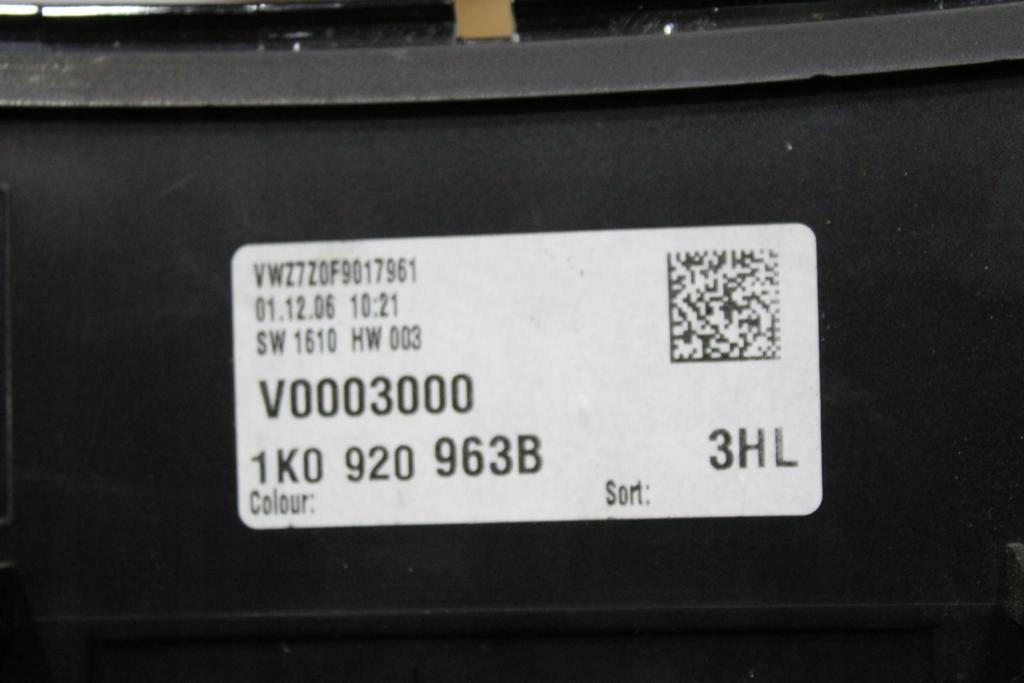 фото №8, Vw golf счетчик приборы 1k0920963b anglik