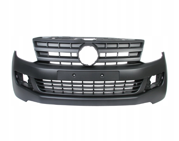 фото №1, Vw amarok 2010- бампер перед чёрный структура
