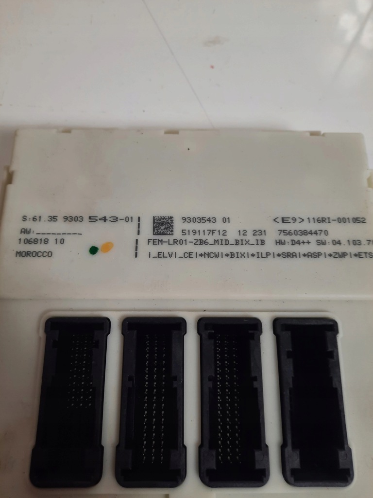 фото №3, Модуль fem коробка bsi 9314237 bmw 3 f30