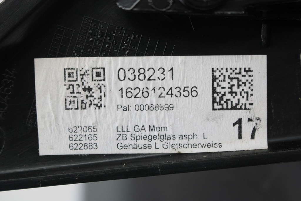 фото №15, Audi a6 дзеркало двері ліва 12pin ls9r 4g зовнішнє 12 pinów кабелі 2y2y me