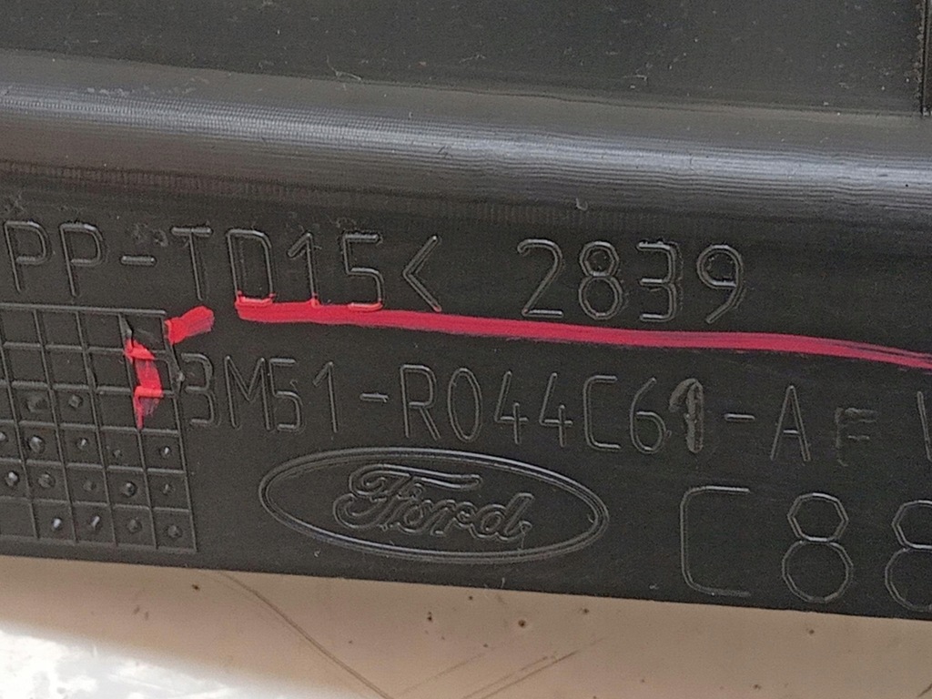 фото №6, Захист панелі консолі ліва ford c-max mk1