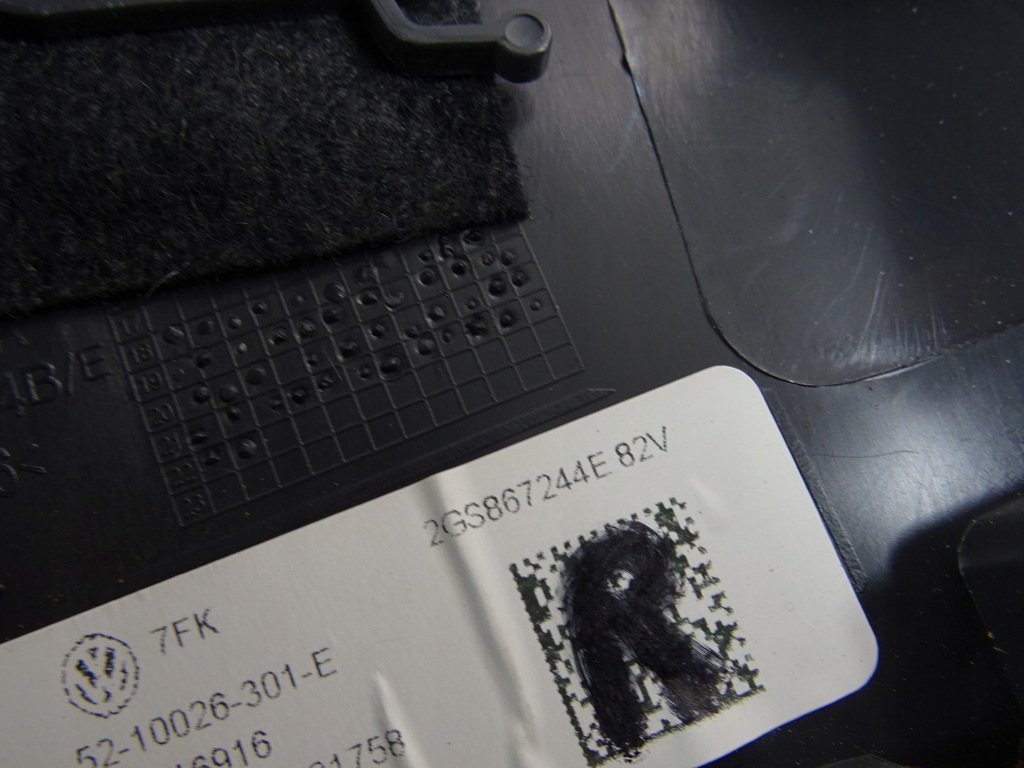 фото №10, Vw polo 2g lift r-line захист обшивка стійка праве 2g4868312a 2g486244