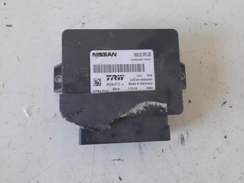 фото №1, Nissan qashqai 360326fl0e модуль блок управления