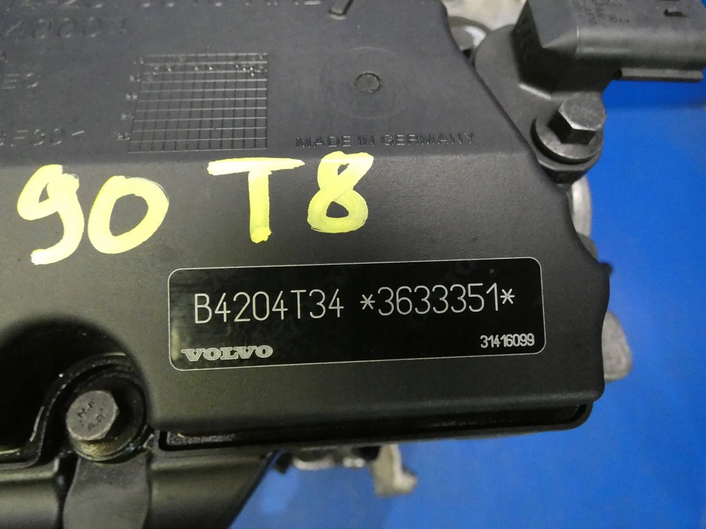 фото №8, Volvo xc90 ii v90 ii s90 v60 ii 2.0 t8 b4204t34 двигун блок двигуна