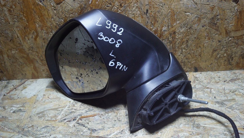 фото №9, Зеркало левая peugeot 3008 i 6 pin