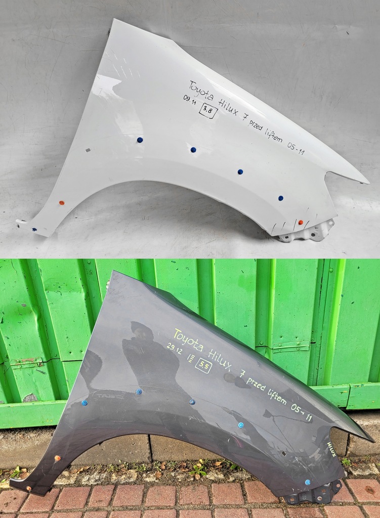 фото №1, Крила передній правий перед toyota hilux 7 przed liftem 2005-2011