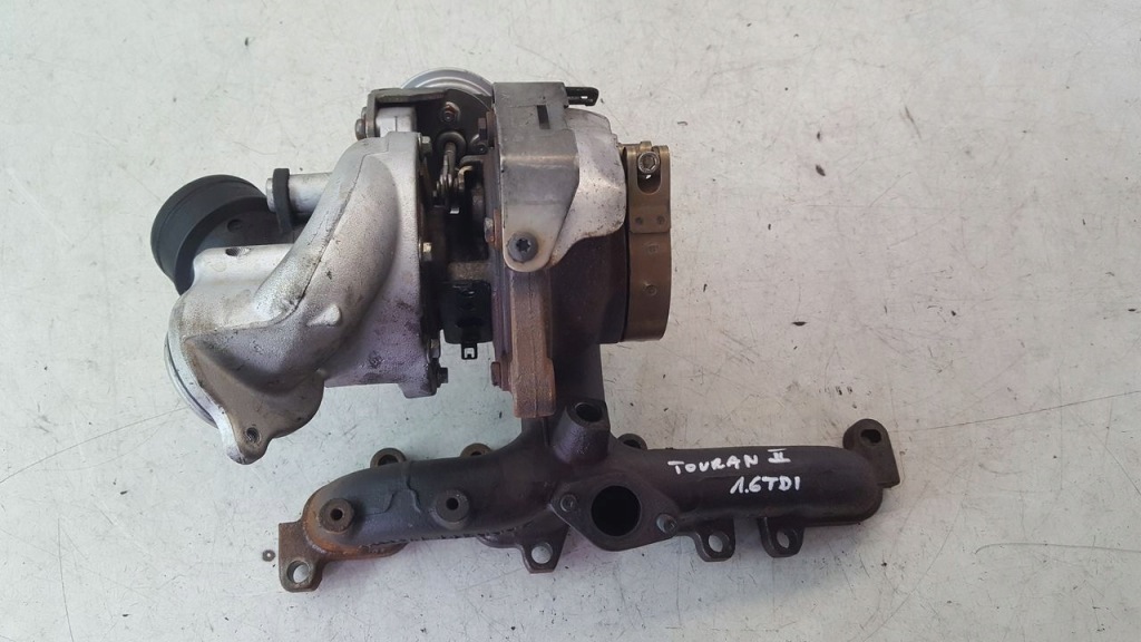 фото №1, Турбонагнетатель vw touran ii 1,6 tdi