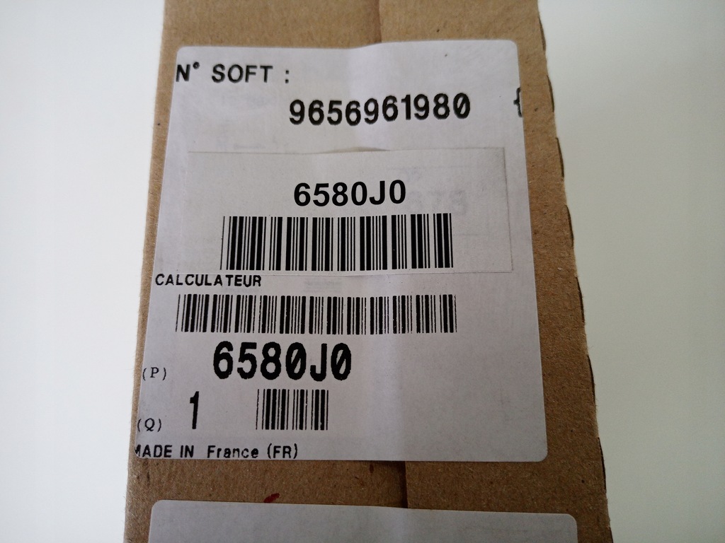 фото №7, Nowa oryg коробка модуль bsi peugeot 307 9651197380