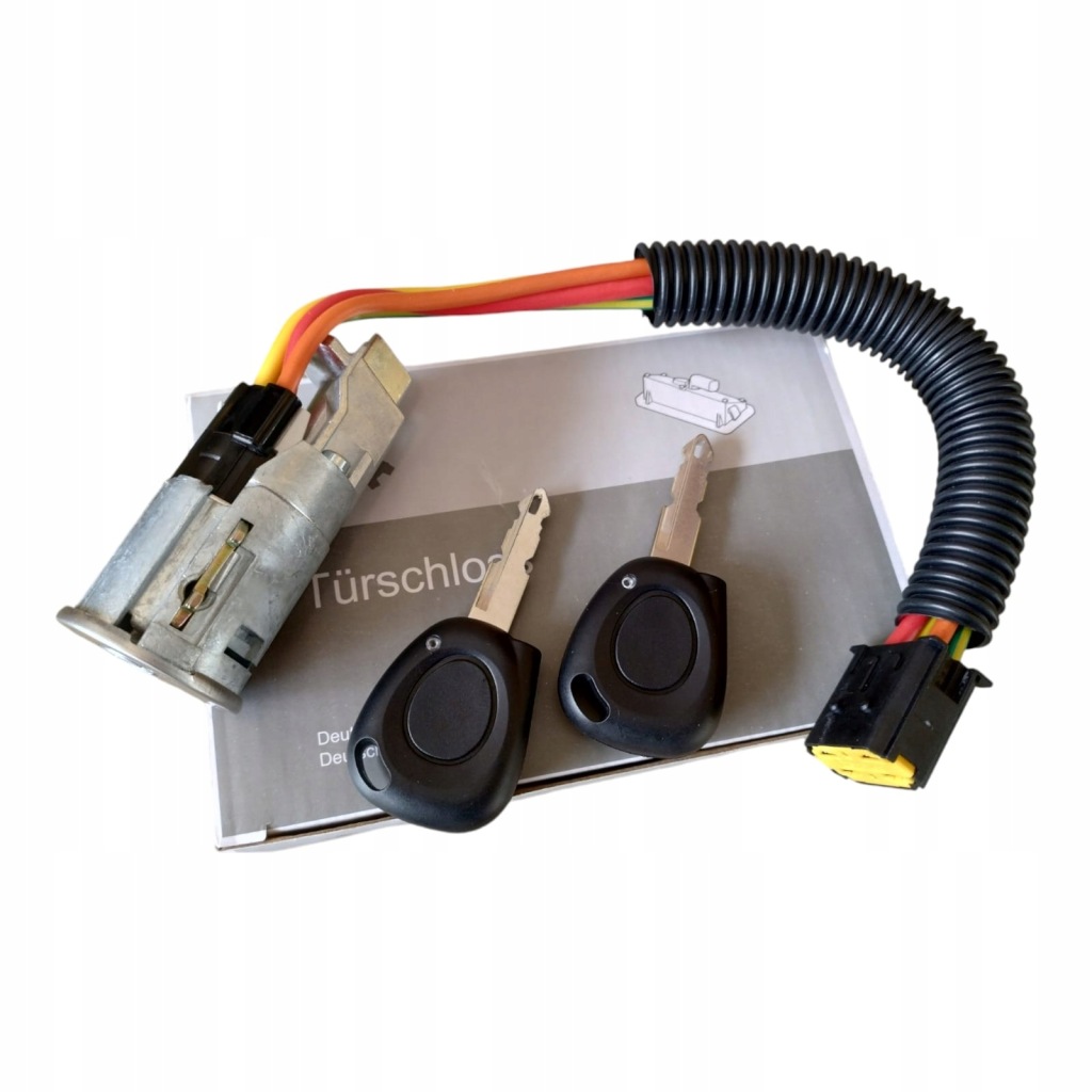 фото №4, Nowa замок зажигания renault колодка замка зажигания clio ii 2 ключи pod pilot thalia i