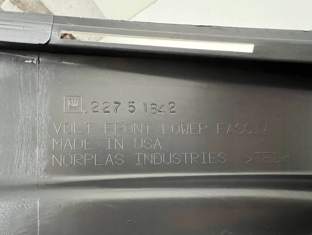 фото №10, Chevrolet volt ii 2 спойлер накладка бампер перед 22751842