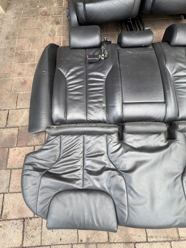 фото №5, Passat b6 сидіння шкіряний чорні шкіра anglik лівий правий заднє сидіння sedan