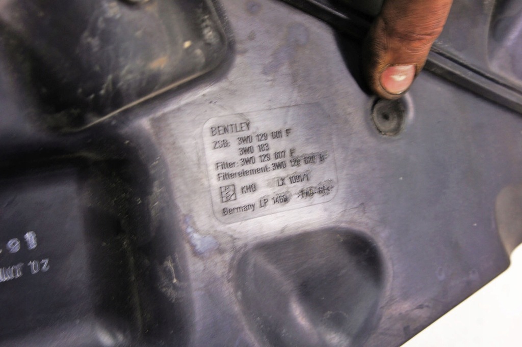 фото №5, Ir329 bentley flying spur i корпус фильтра воздух