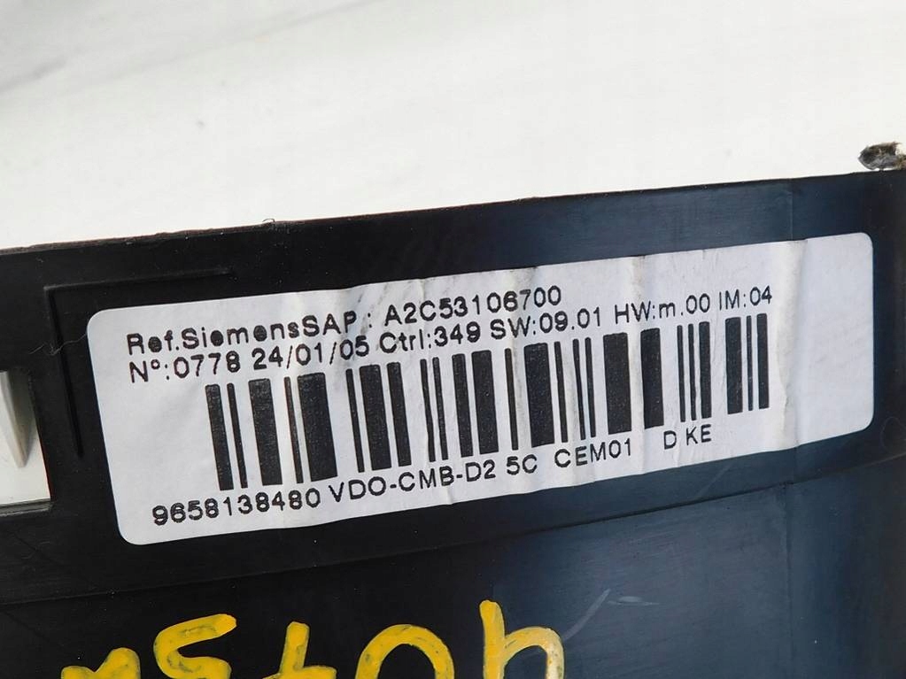 фото №9, Peugeot 407 sw 2.2 16v 2005r набор стартовый