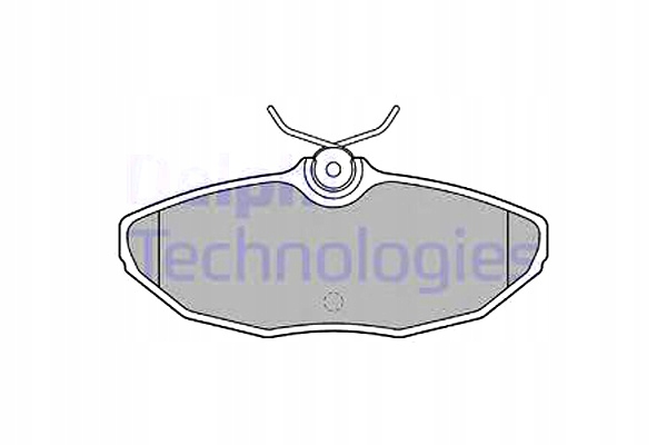 фото №1, Delphi lp1505 набор тормозных колодок тормозных, тормоза дисковые