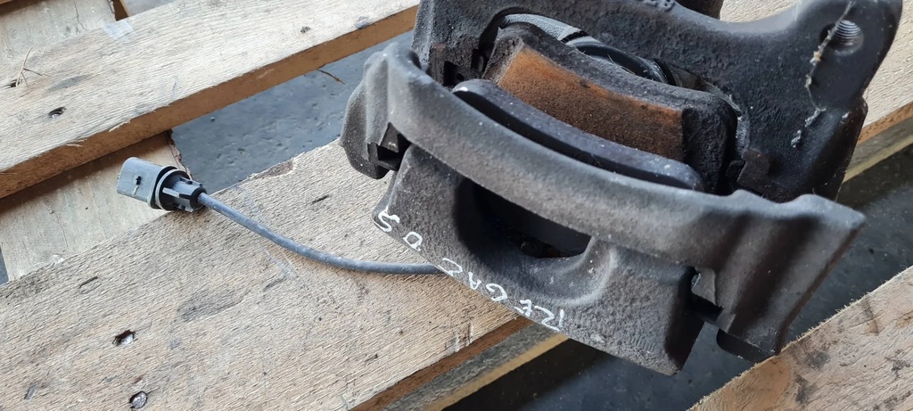 фото №13, Q7 4m ii суппорт тормозной правый задняя задний 350mm bez моторчик s4 b9 s5 8w