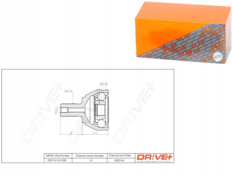 Купити Шрус  піввісь зовнішній ford focus c-m ax 1.6tdci 03- набір drive+