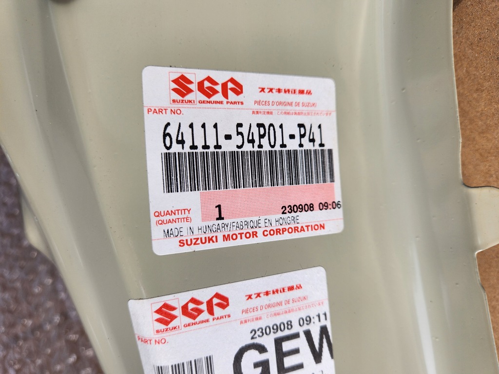 фото №5, Suzuki vitara iii порог блок двигателя правый 15- новый оригинальный