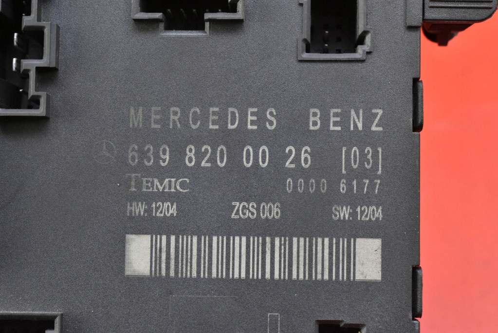 фото №7, Блок управления модуль дверь левый a6398200026 mercedes vito w639 03-10
