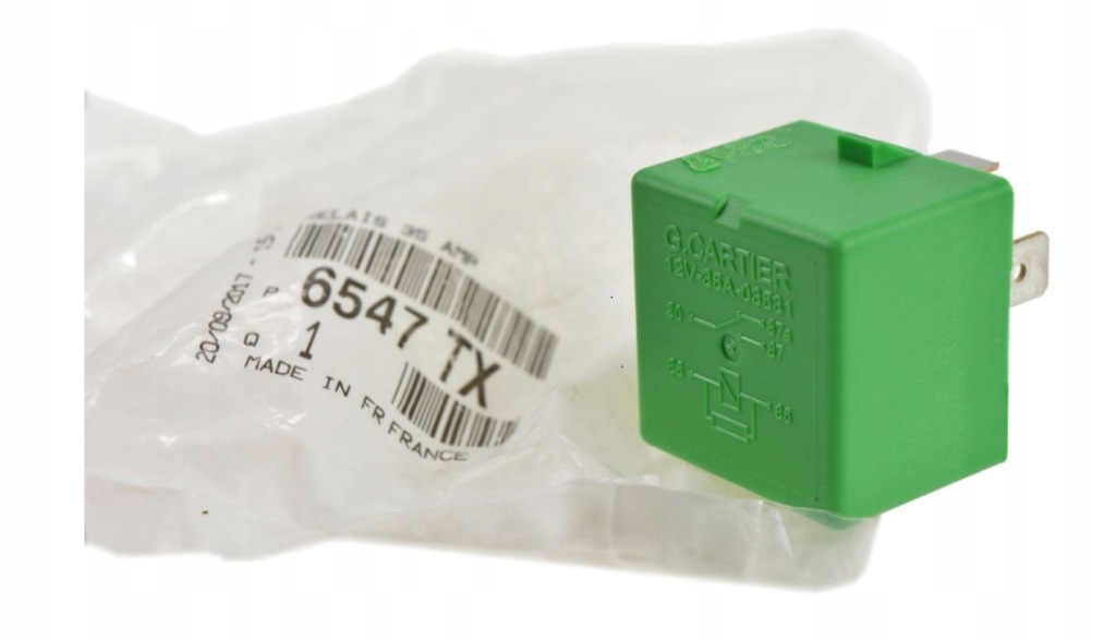 фото №1, Реле вентилятора peugeot 6547tx оригинал оригинальный номер