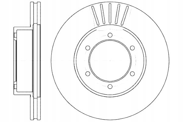 фото №1, Remsa тормозные диски тормозные 2szt toyota 4 runner 3.0 tu