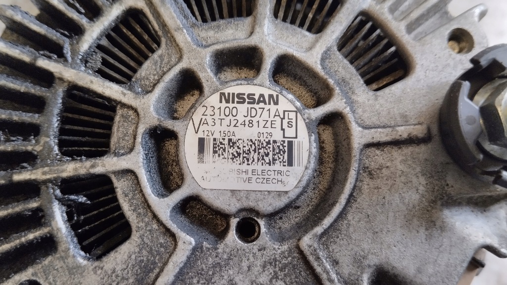 фото №4, Генератор nissan qashqai j10 renault koleos i 2.0 dci 23100-jd71a