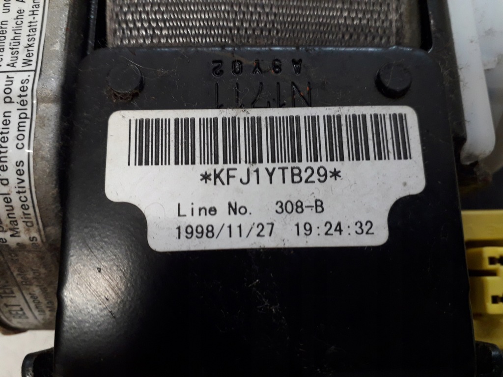 фото №8, Honda logo 96-01 датчик подушка безопасности подушка водителя ремни