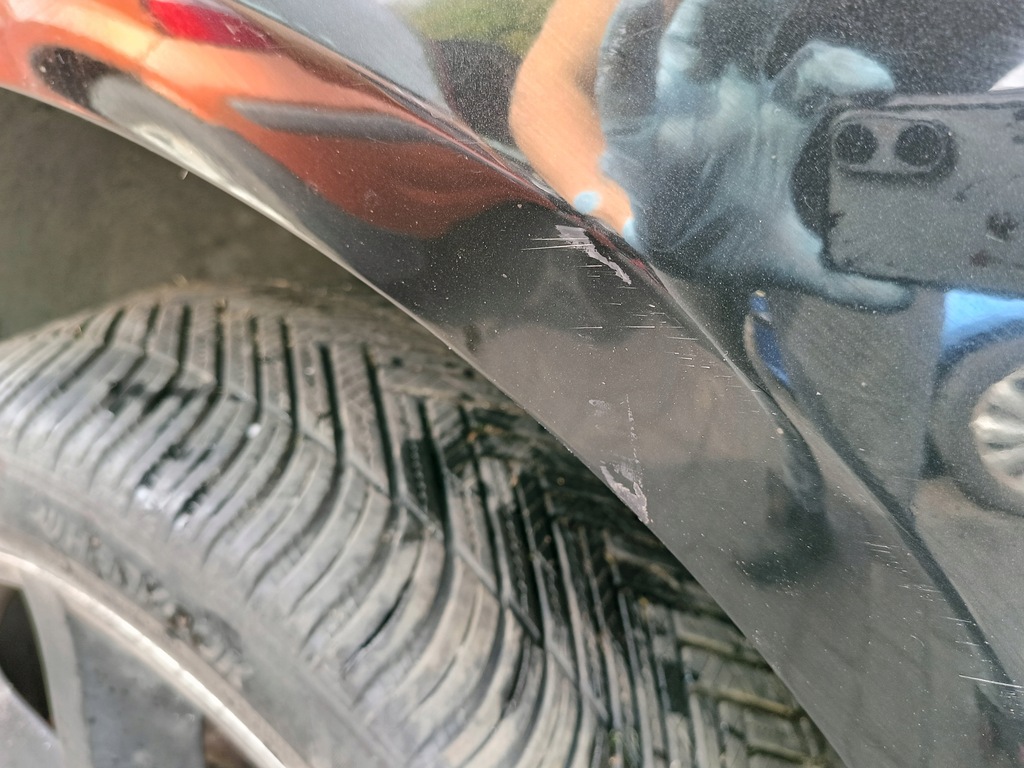 фото №7, Porsche cayenne 1 i 9pa 02-07 крила лівий передній перед чорний