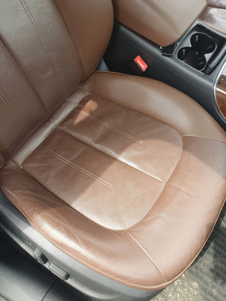 фото №6, Сиденья заднее сиденье обшивки салон полный комплект audi a6 c7 коричневая кожа