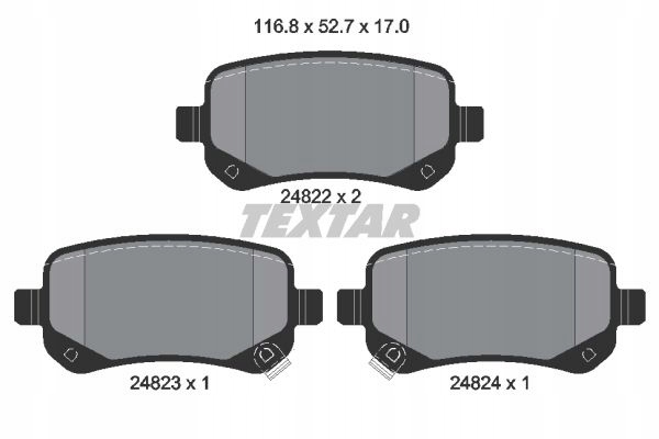 фото №14, Гальмівна колодка гальмівний kpl. задня chrysler voyager v dodge grand, journey fiat