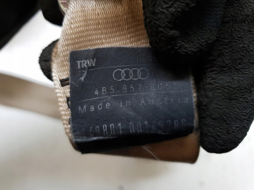 фото №4, Pas безопасности правый задняя audi a6 c5