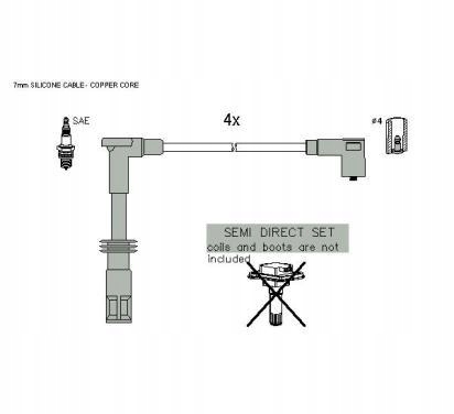 фото №1, Starline дроти запалювання zk 5901