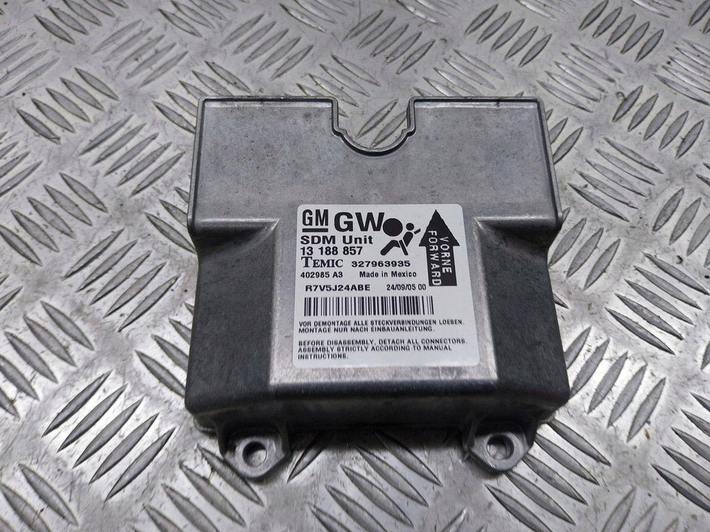 фото №1, Модуль датчик подушка безпеки opel astra h 13188857