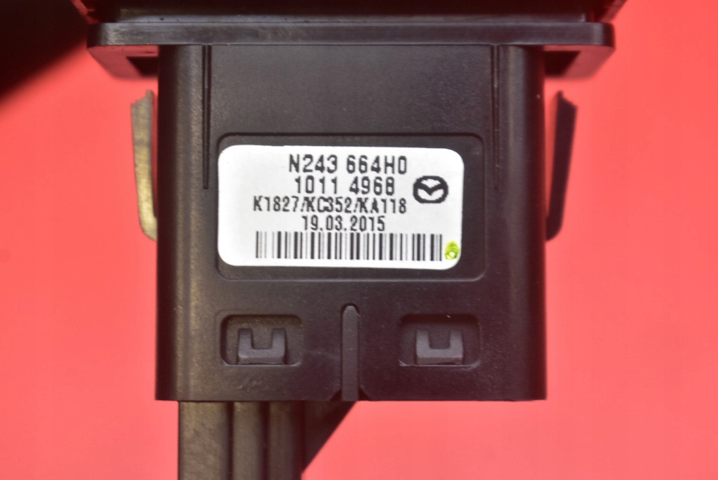 фото №8, Выключатель света аварийных n243-664h0 mazda mx5 mx-5 4 iv nd 15-21