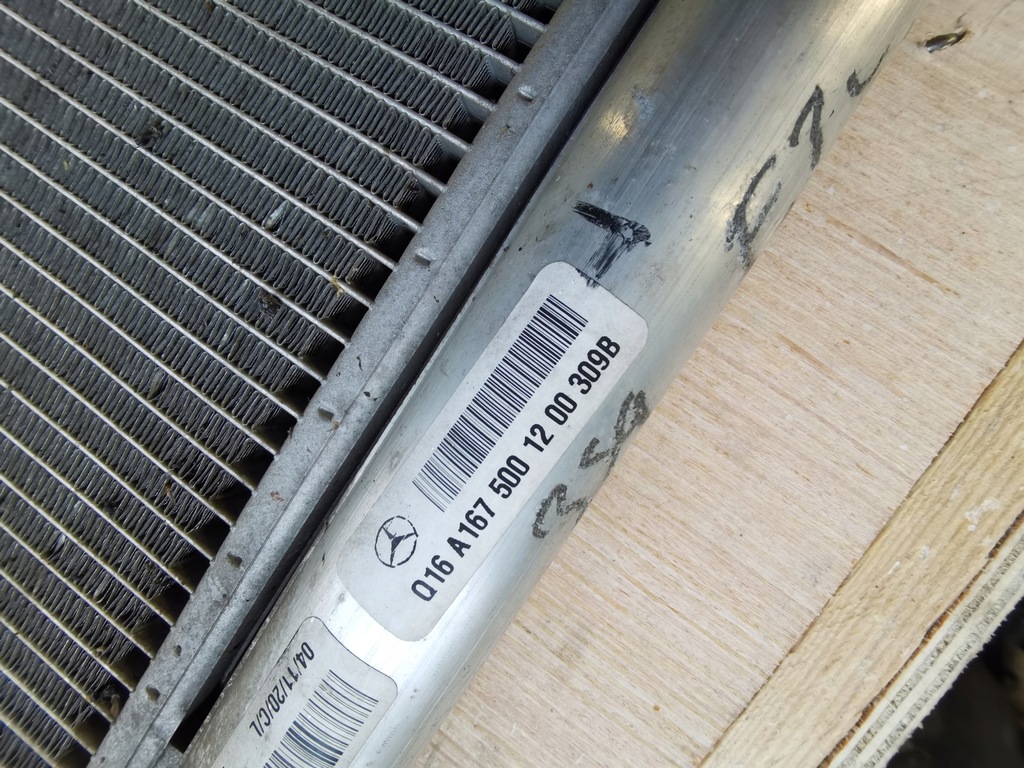 фото №14, Mercedes gle w167 дизель - радиатор кондиционера