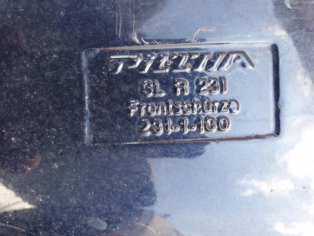 Mercedes sl r231 w231 231 бампер передний перед заглушка решётка радиатора решётка радиатора piecha Оригинал