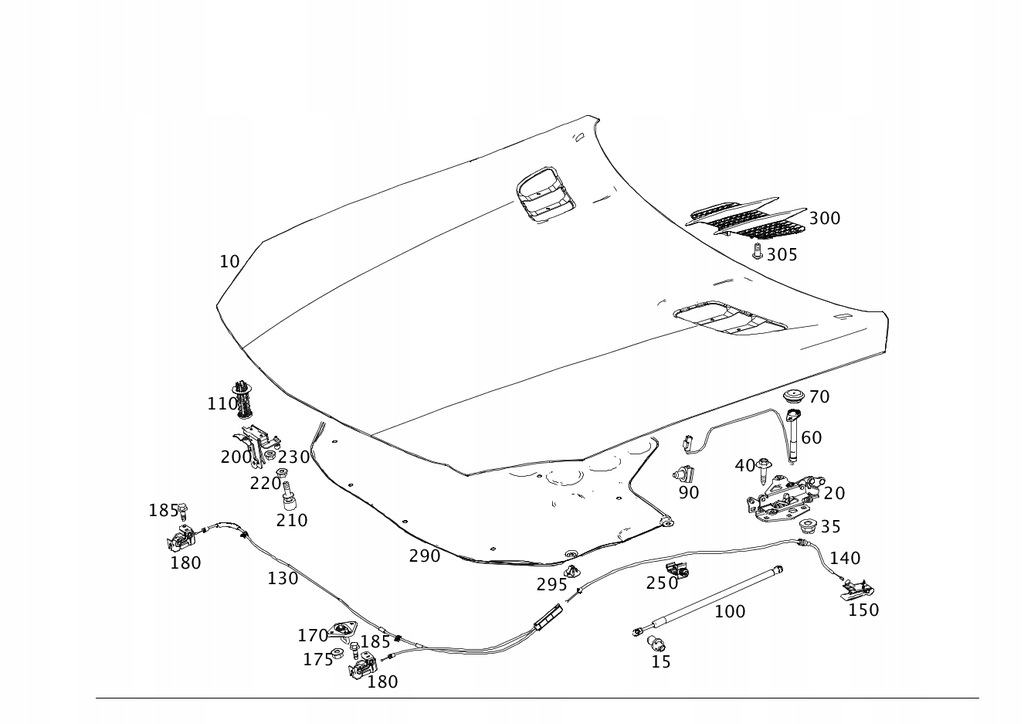 фото №1, Передня капот mercedes sl r231