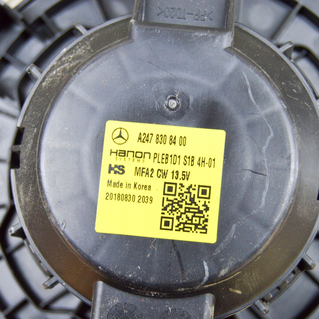 фото №6, Mercedes-benz b w247 2019 вентилятор обдув / повітродувка