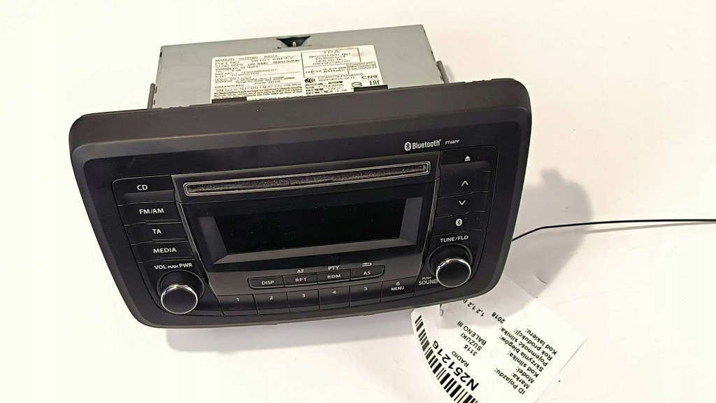 фото №5, Радио радиопроигрыватель 39101-68pf2 suzuki baleno iii