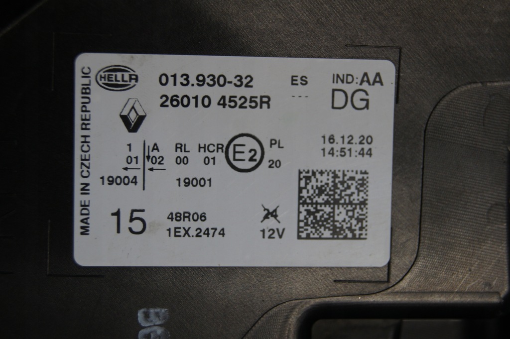 фото №6, Full led renault captur ii правая europa 260104525r