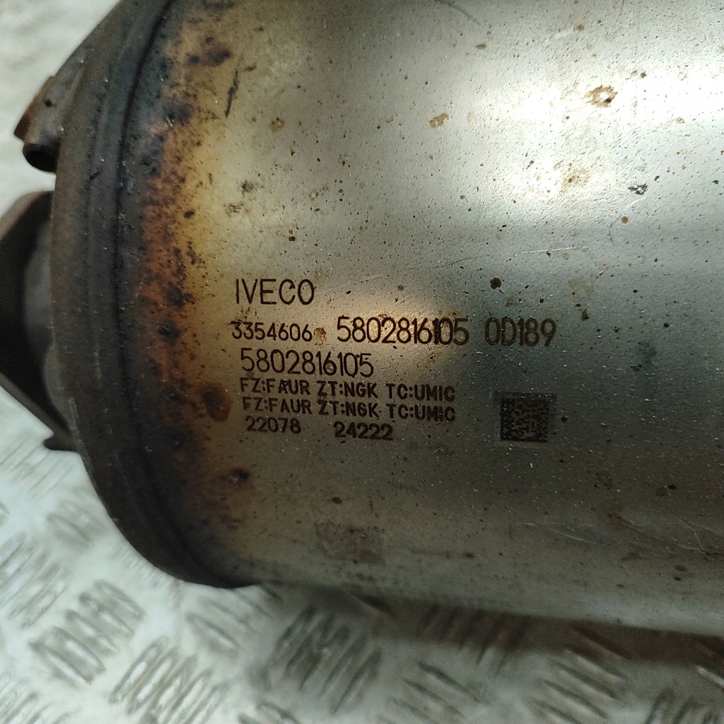 фото №6, Iveco daily 6th gen 2022 фильтр частиц твердых катализатор / fap / dpf