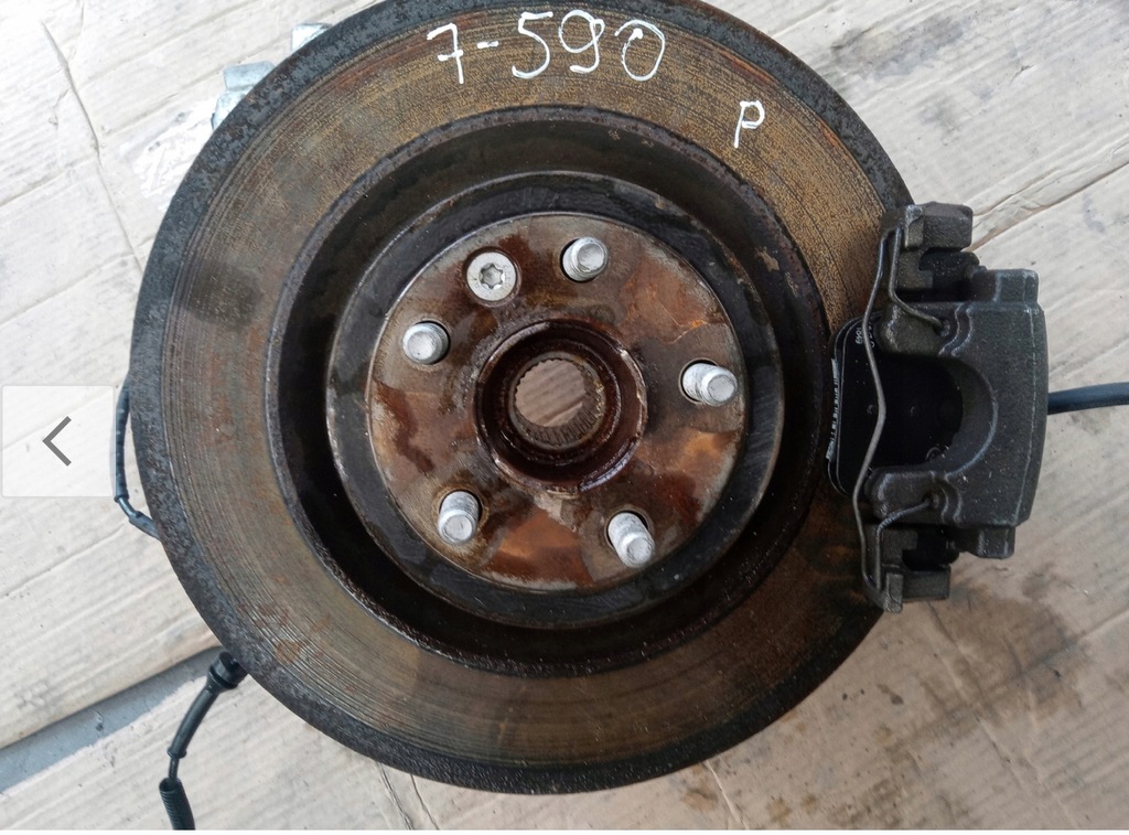 фото №6, Поворотный кулак диск суппорт l+p задняя velar l560