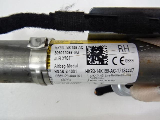 фото №9, Jaguar f-pace подушка air bag шторка безопасности правая kpl